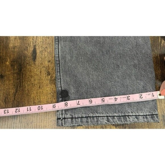 Free People x Sandrine Rose High Rise Grey Cargo Jeans Size 24 NWT - Picture 12 of 15